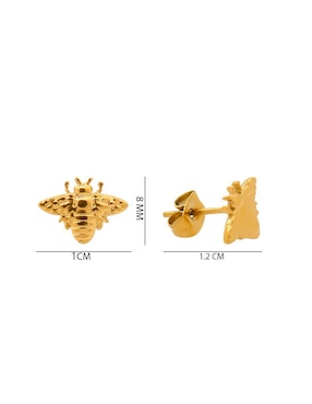 Broqueles de abeja Oro Angelus con acabado brillante