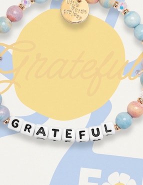 Pulsera Little Words Project Grateful