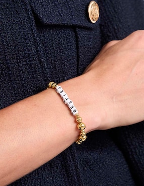 Pulsera Little Words Project Collection con acabado chapa de oro