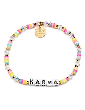Pulsera Little Words Project Friendship con acabado chapa de oro