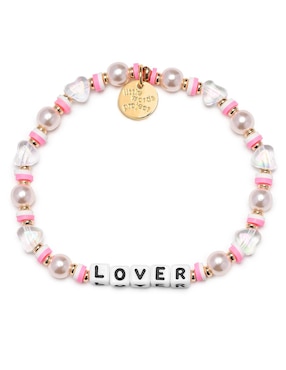 Pulsera Little Words Project Friendship con acabado chapa de oro