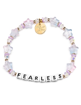 Pulsera Little Words Project Friendship con acabado chapa de oro