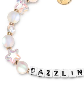Pulsera Little Words Project con acabado chapa de oro