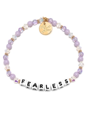 Pulsera Little Words Project con acabado chapa de oro