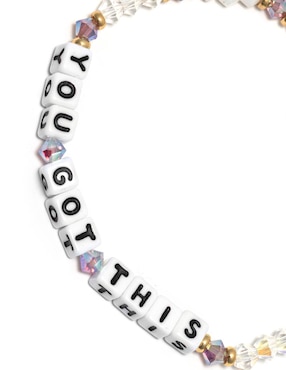 Pulsera Little Words Project You Got This con acabado chapa de oro