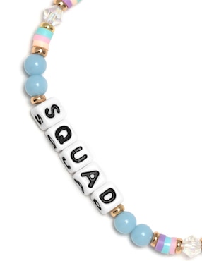 Pulsera Little Words Project Bff con acabado chapa de oro