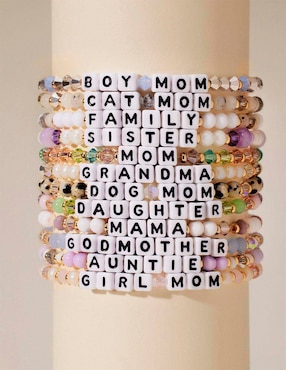 Pulsera Little Words Project con acabado chapa de oro