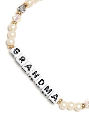 Pulsera Little Words Project con acabado chapa de oro