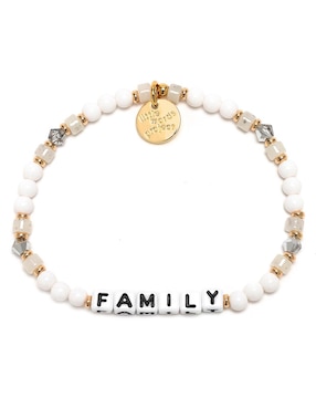 Pulsera Little Words Project Family con acabado chapa de oro