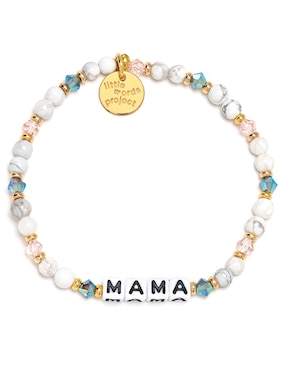 Pulsera Little Words Project Family con acabado chapa de oro