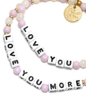 Set pulsera Little Words Project con acabado chapa de oro
