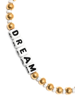 Pulsera Little Words Project Friendship con acabado chapa de oro