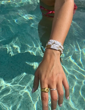 Pulsera Little Words Project Gold Filled con acabado chapa de oro