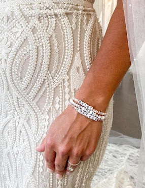 Brazalete Little Words Project Bridal con acabado chapa de oro