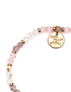 Pulsera Little Words Project con acabado chapa de oro