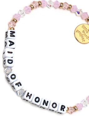 Pulsera Little Words Project Bridal con acabado chapa de oro