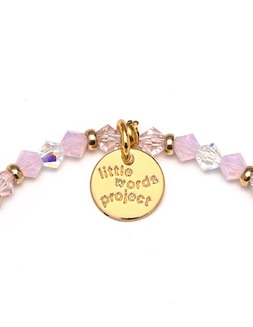 Pulsera Little Words Project con acabado chapa de oro