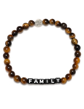 Pulsera Little Words Project Family con acabado chapa de oro