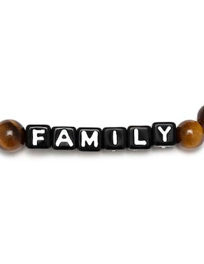 Pulsera Little Words Project Family con acabado chapa de oro