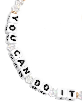 Brazalete Little Words Project Gifting con acabado chapa de oro