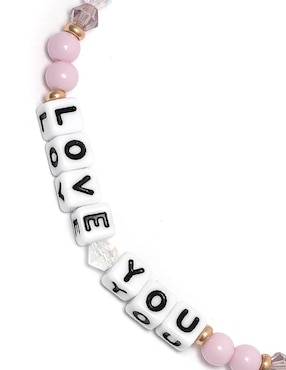 Pulsera Little Words Project Grifting con acabado chapa de oro