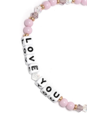 Pulsera Little Words Project con acabado chapa de oro