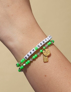Pulsera Little Words Project Wicked con acabado chapa de oro