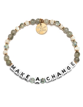 Brazalete Little Words Project con acabado chapa de oro