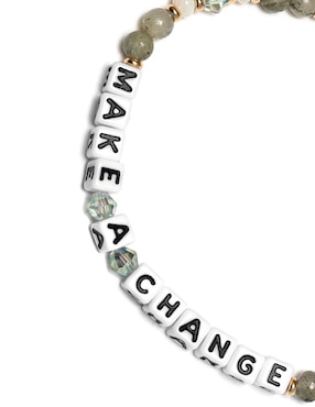 Brazalete Little Words Project con acabado chapa de oro