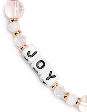 Pulsera Little Words Project November con acabado chapa de oro