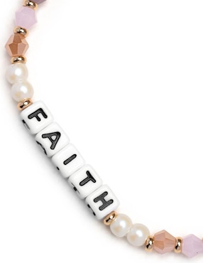 Brazalete Little Words Project November con acabado chapa de oro