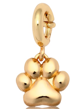Charm Little Words Project de laton con acabado chapa de oro