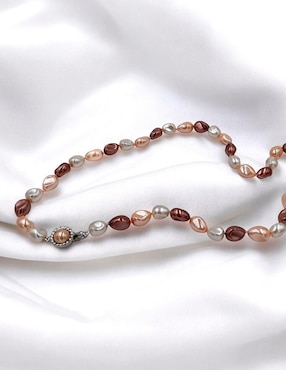 Aretes, collar y pulsera Arette Perlas de Mallorca perla