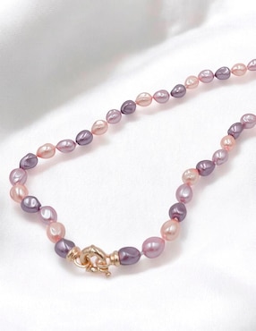 Aretes, collar y pulsera Arette Perlas de Mallorca perla