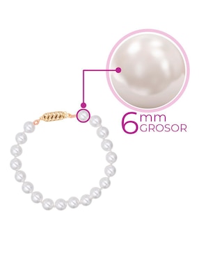 Pulsera Arette con perla Perlas De Mallorca