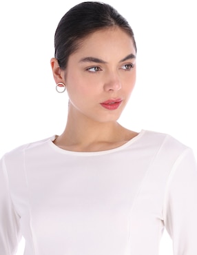 Arracadas Nine West con acabado brillante