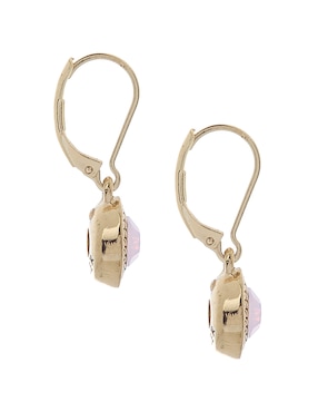 Aretes redondos Napier con acabado pavé