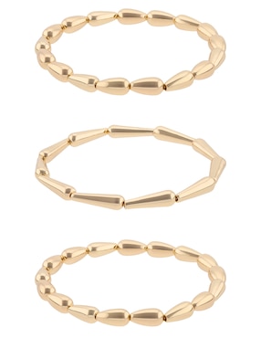 Set de pulsera Nine West Gold Teardrop