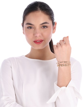Set de pulsera Nine West Gold Teardrop