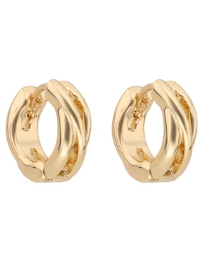 Aretes de nudo Napier con acabado brillante