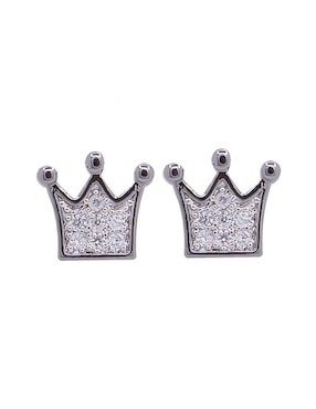 Broqueles de corona Sinestro Oro Angelus con acabado pavé zirconia