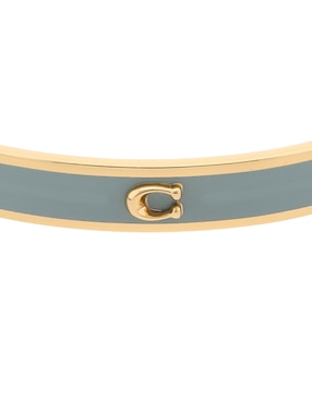 Pulsera Coach 7.1 Pegged C Enamel Bangles con acabado brillante