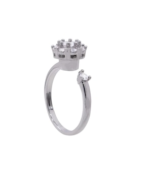 Anillo Oro Angelus zirconia brillante
