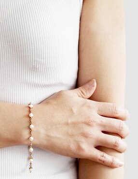 Pulsera Carré con acabado brillante