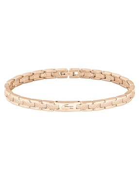 Brazalete Lacoste Metropole con acabado brillante