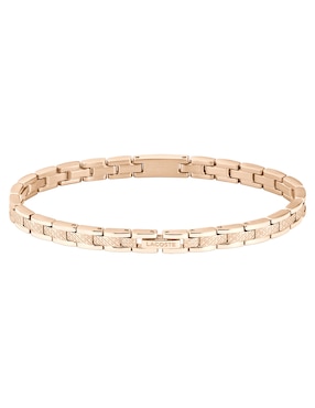 Brazalete Lacoste Metropole con acabado brillante
