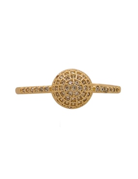 Anillo Oro Angelus zirconia brillante