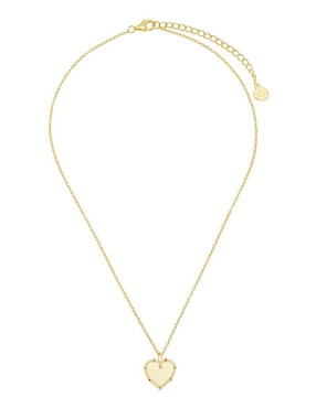 Collar de corazón Carmela Mía Grabado Amor de plata P 925