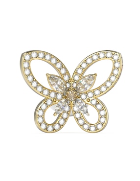 Aretes de mariposa Guess Lily con acabado pavé circonita
