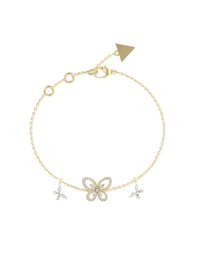 Brazalete Guess Lily con acabado brillante